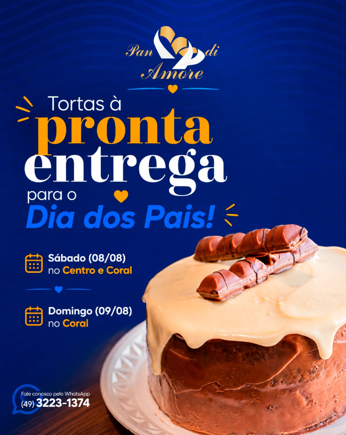 Bolo de chocolate artesanal Pan Di Amore