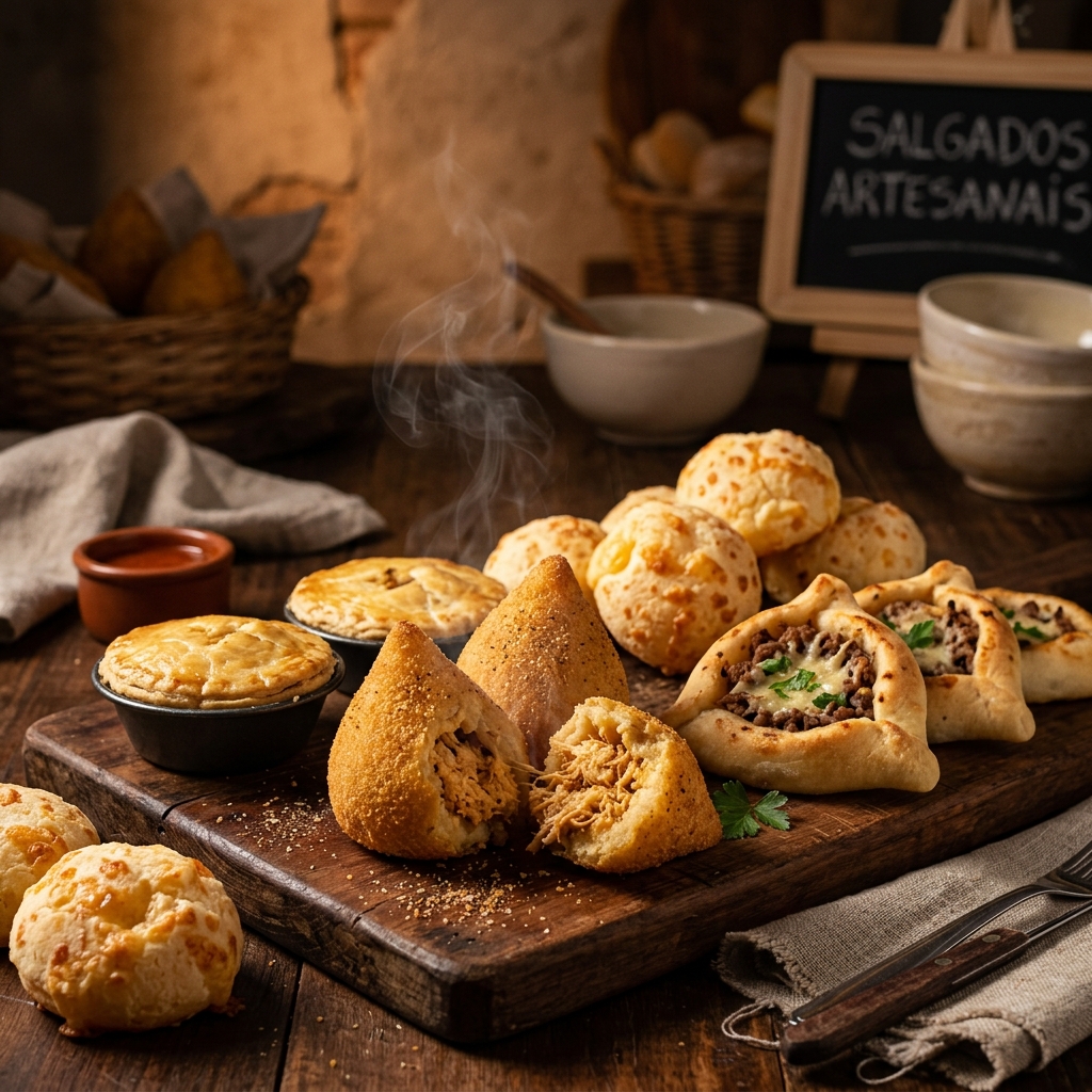 Salgados artesanais