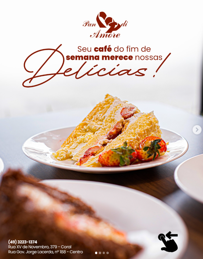 Torta artesanal da Pan Di Amore